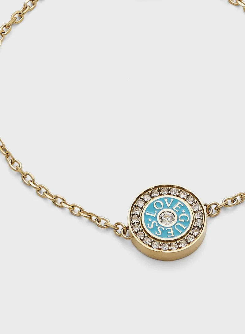 GUESS Round Detailed Chain Bracelet