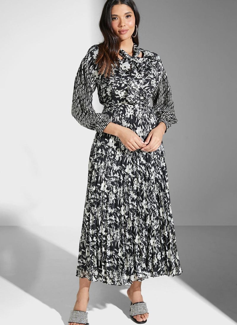 Montania Floral Print Midi Dress - Image 4