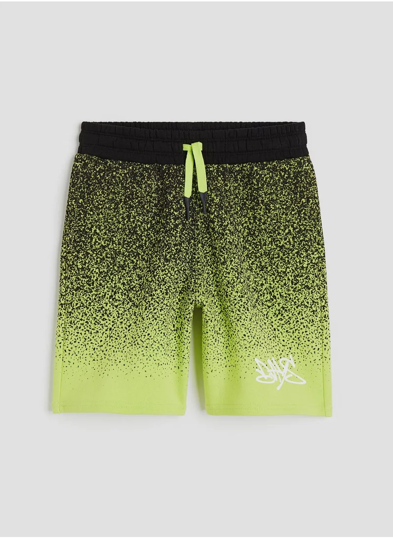اتش اند ام Kids Graphic Print Paper Bag Shorts