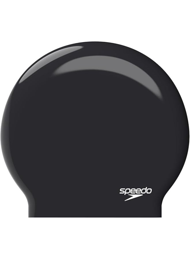 Speedo Biofuse Protective Swim Cap, XL - Black | Premium Swimwear & Swimming Accessory by Speedo for Training, Fitness and Recreational Use - SEO Friendly Long Title