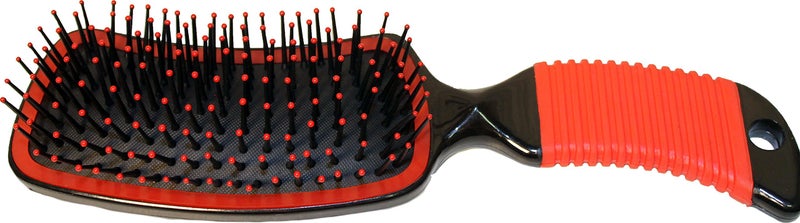 Partrade Trading Corporation Curved Mane and Tail Brush Red - Image 3