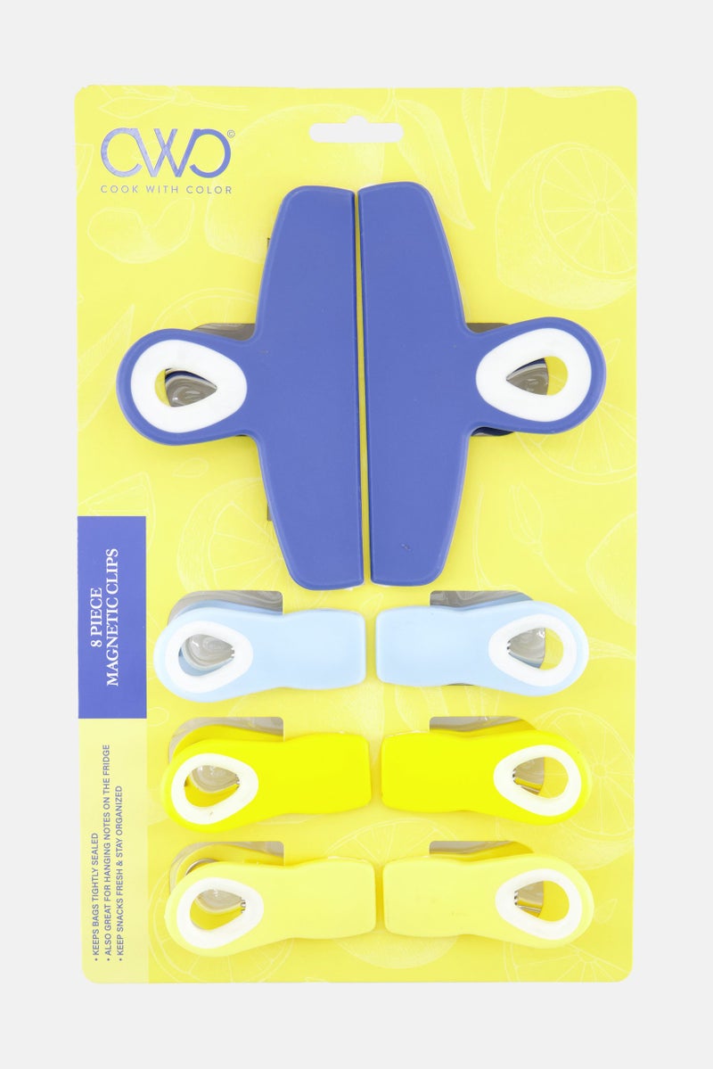 COOK WITH COLOR 8 Piece Magnetic Clips, Slate Blue - Image 2
