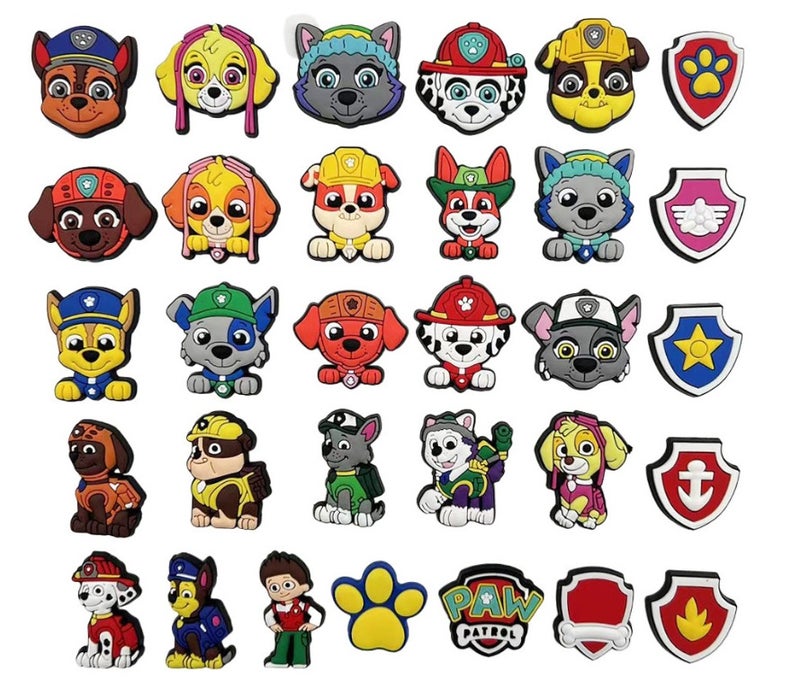 Cartoon PAW Patrol Ryder Croc shoe charms - Image 1
