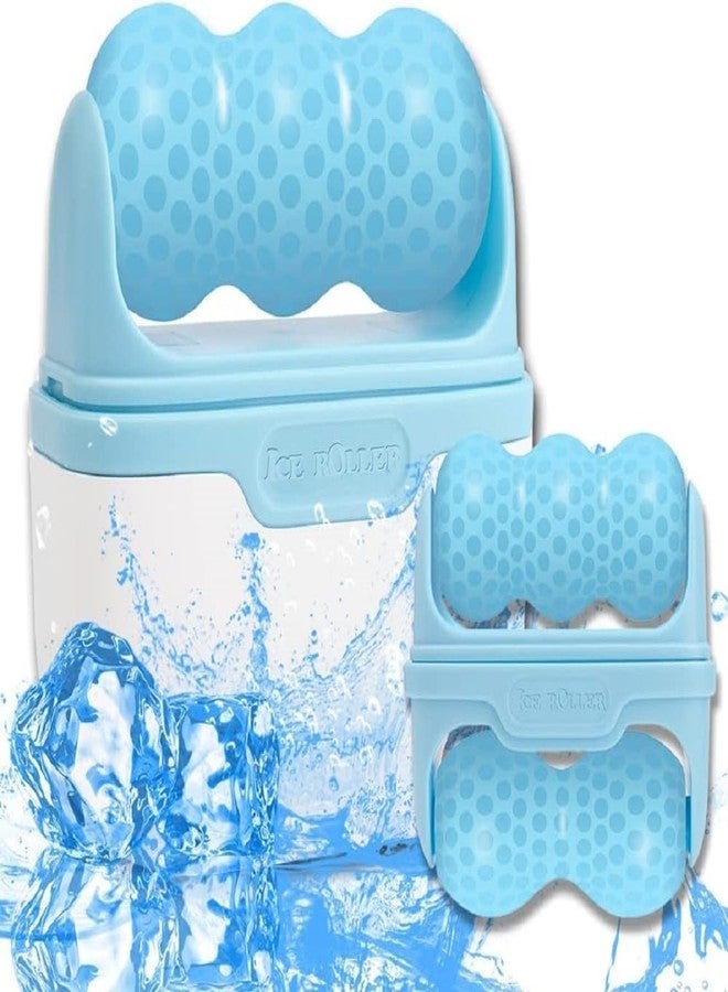 ZTOCOZ 2 in 1 W+V Shaped Ice Roller For Face Eyes and Neck To Brighten Skin & Enhance Your Natural Glow/Reusable Facial Treatment to Tighten & Tone Skin & De-Puff The Eye Area - Image 1