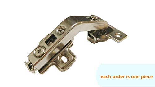 Elysian 1 Piece Lazy Susan Hinge Face Frame Plate for Floded Door, Kitchen Cabinet Corner Door Hinges Metal Lasy Susan Cabinet Corner Hardware Cabinet Door Hinges Corner Cabinet Replacement 135 Degree Open - Image 3