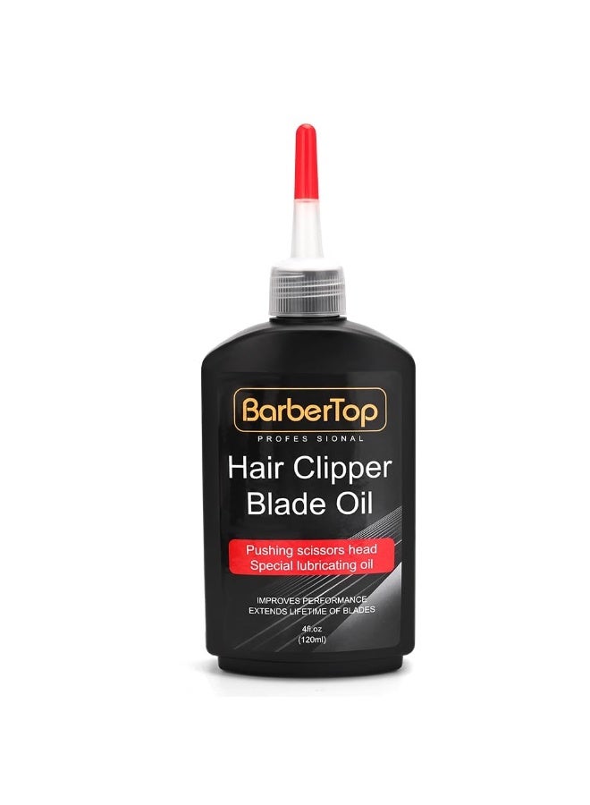 BarberTop Hair Clipper Blade Oil - 4 oz Lubricant for Clippers & Trimmers, Rust Prevention & Blade Care, Enhances Performance & Longevity - Model 3310-300A - Image 1