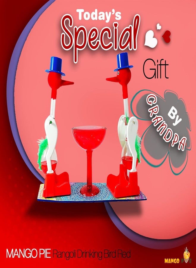MANGO PIE�Rangoli Drinking Bird Red - Image 4
