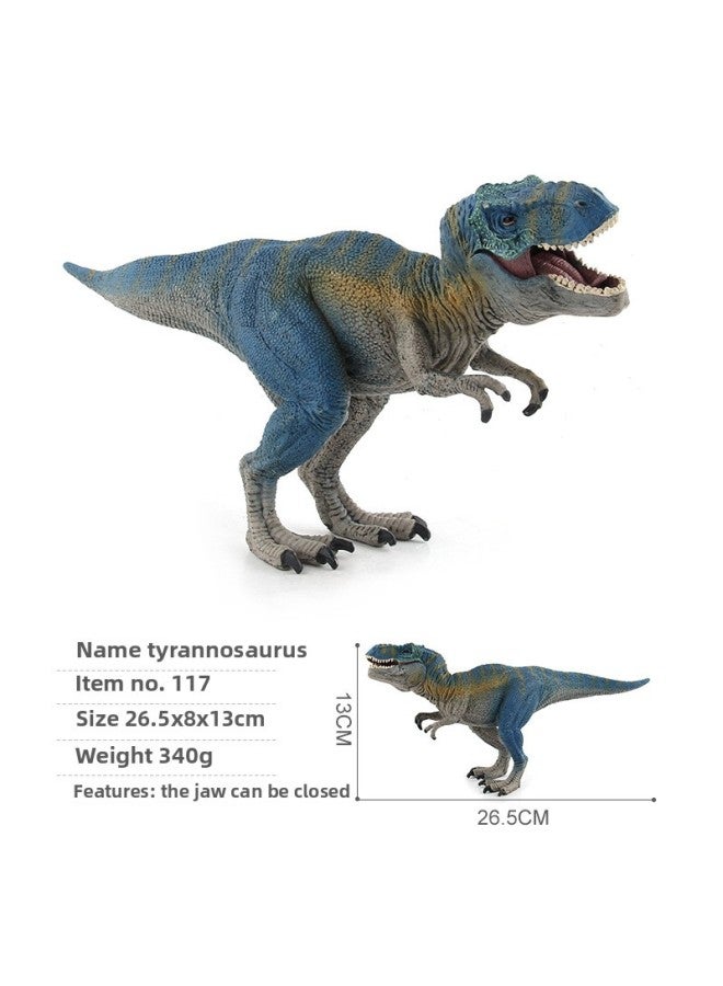 Supply Simulation Animal Model Dinosaur World Ornament Toys Static Doll Pterosaur Sliding Toothosaurus-Color:Pl124-117 Baolong 340g  - Image 1