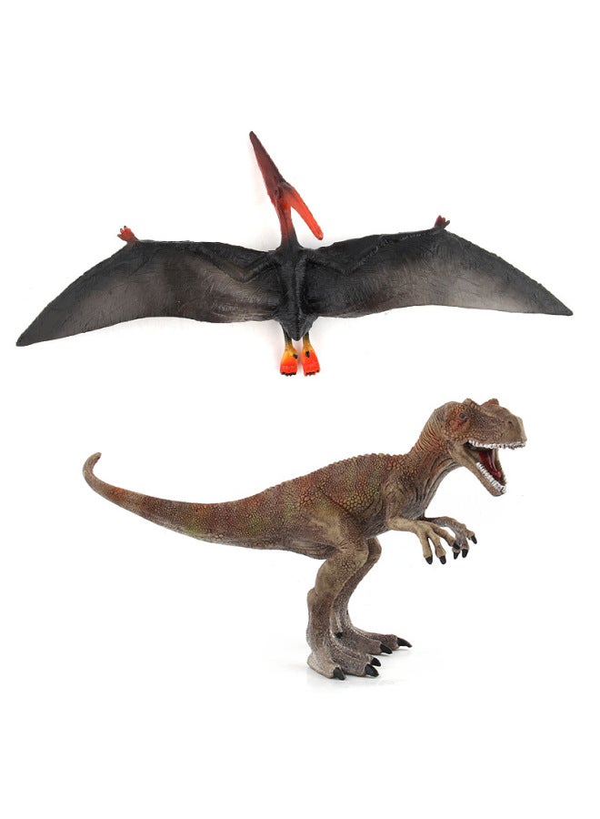 Supply Simulation Animal Model Dinosaur World Ornament Toys Static Doll Pterosaur Sliding Toothosaurus-Color:Pl124-117 Baolong 340g  - Image 5