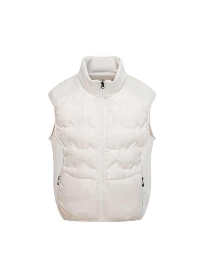 ستاندرد 90% ريش أوز أبيض ياقة واقية مرقعة سترة رياضية خارجية للريش للجنسين سترة ريش خفيفة الخارجية - Image 1