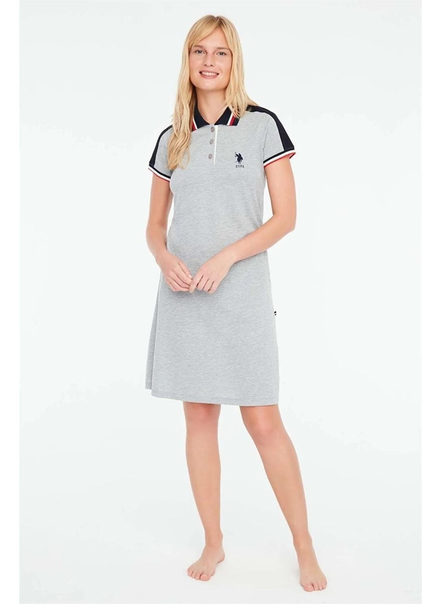 Women's Polo Collar Short Sleeve Midi Dress - pzsku/Z4756DCFCDF1C13FD5B1DZ/45/_/1730556726/af9deabf-9dbd-4d5d-b48c-db93d692185e