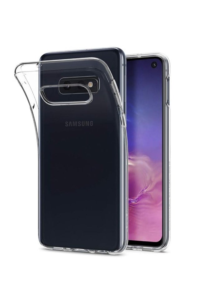 Spigen - Spigen Liquid Crystal Case Designed for Samsung Galaxy S10e (2019) Soft Slim Perfect Fit Cover - Clear - Image 1