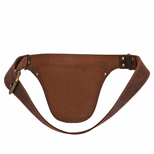 TOURBN Tourbon Genuine Leather Florist Tool Belt Gardening Bag Gardener Farmer Tools Holster Waist Pouch Electrician Carpenter Organizer Kit 3 Pockets (Brown, 42 inches) - Image 2