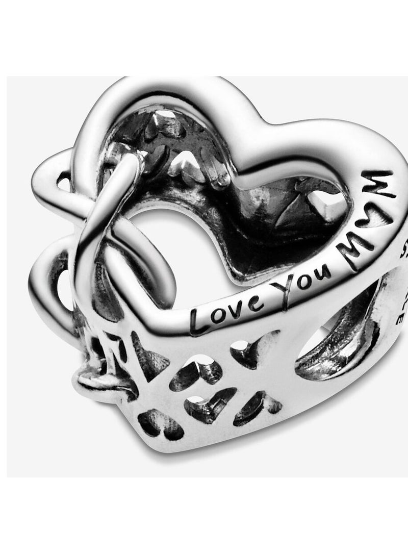 Pandora Moments Heart and Infinity Sterling Silver Charm 798825C00