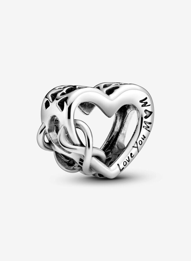 Pandora Moments Heart and Infinity Sterling Silver Charm 798825C00