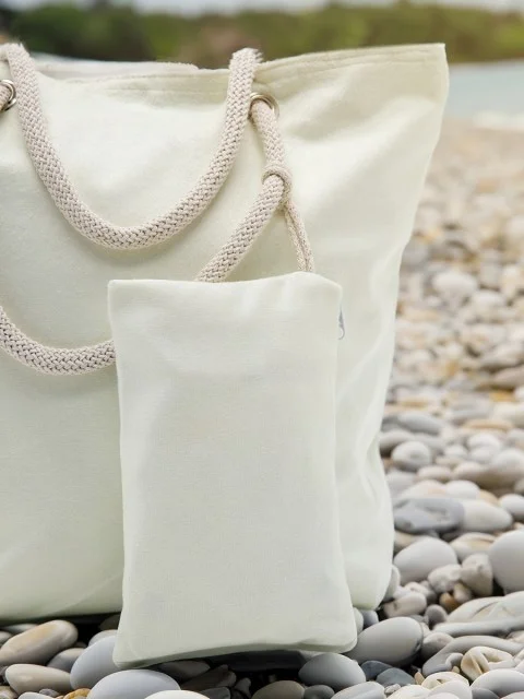 Favora Women's Beach Bag with Wallet Gift - Cream