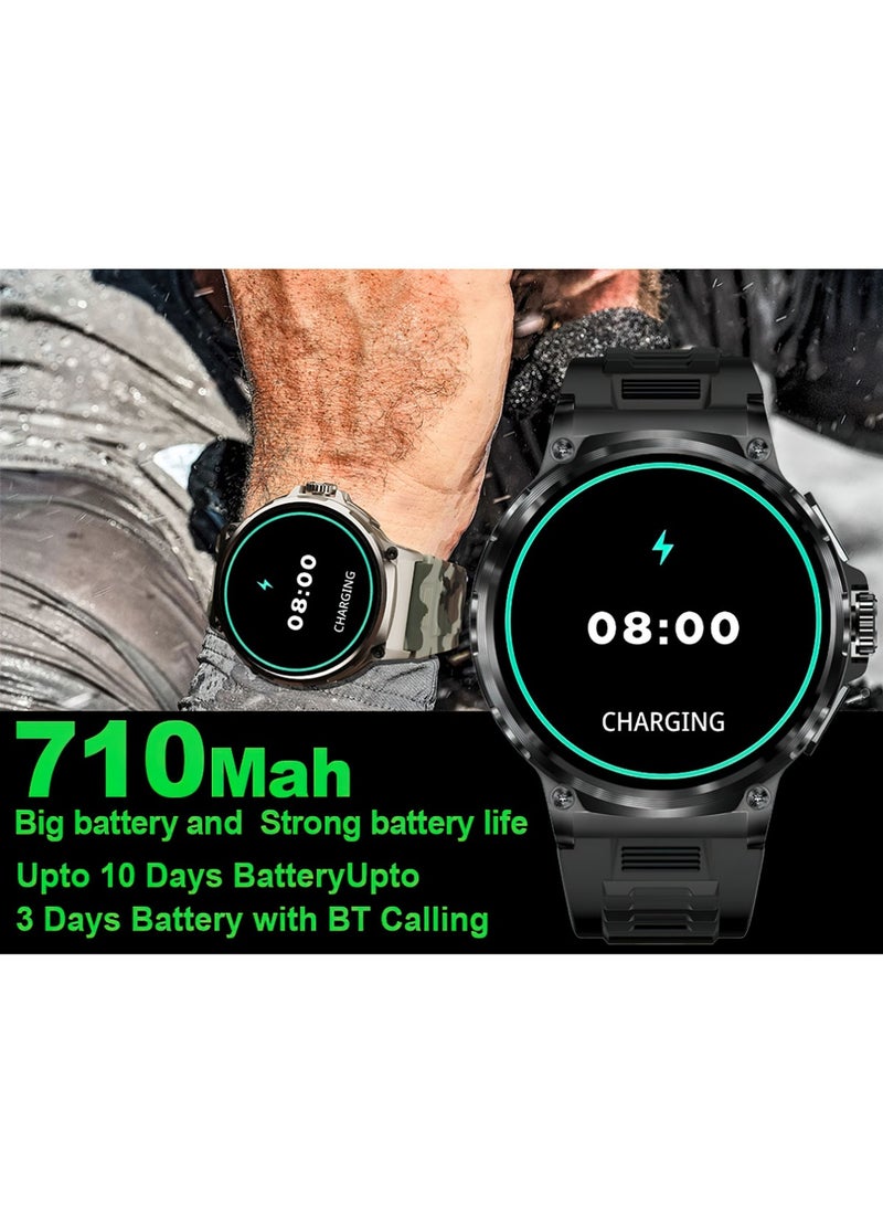 RollsTimi  Men's Smart Bluetooth Sports Watch – 1.85" Full Touch Screen, All-Day Activity Tracking, Call Function, Long Battery Life, RT V69 Smartwatch - Image 5