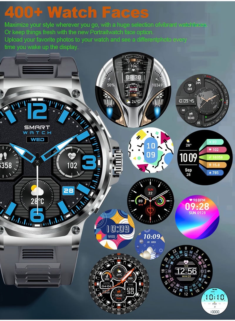 RollsTimi  Men's Smart Bluetooth Sports Watch – 1.85" Full Touch Screen, All-Day Activity Tracking, Call Function, Long Battery Life, RT V69 Smartwatch - Image 4