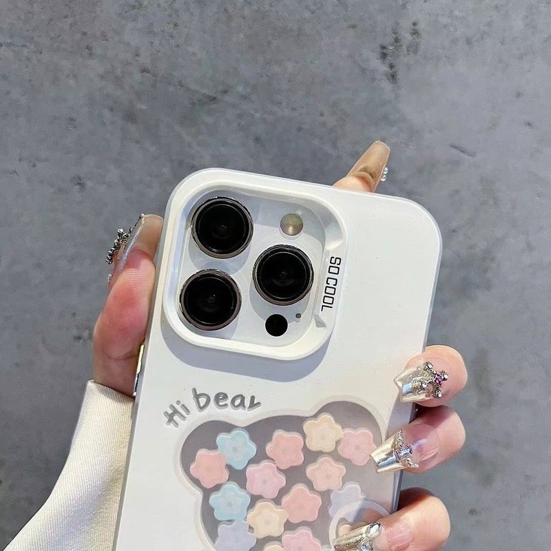 Star Bear Color Silver Laser For Apple 15Promax Advanced Iphone14/13 Creative 11/12 Trend - Image 5