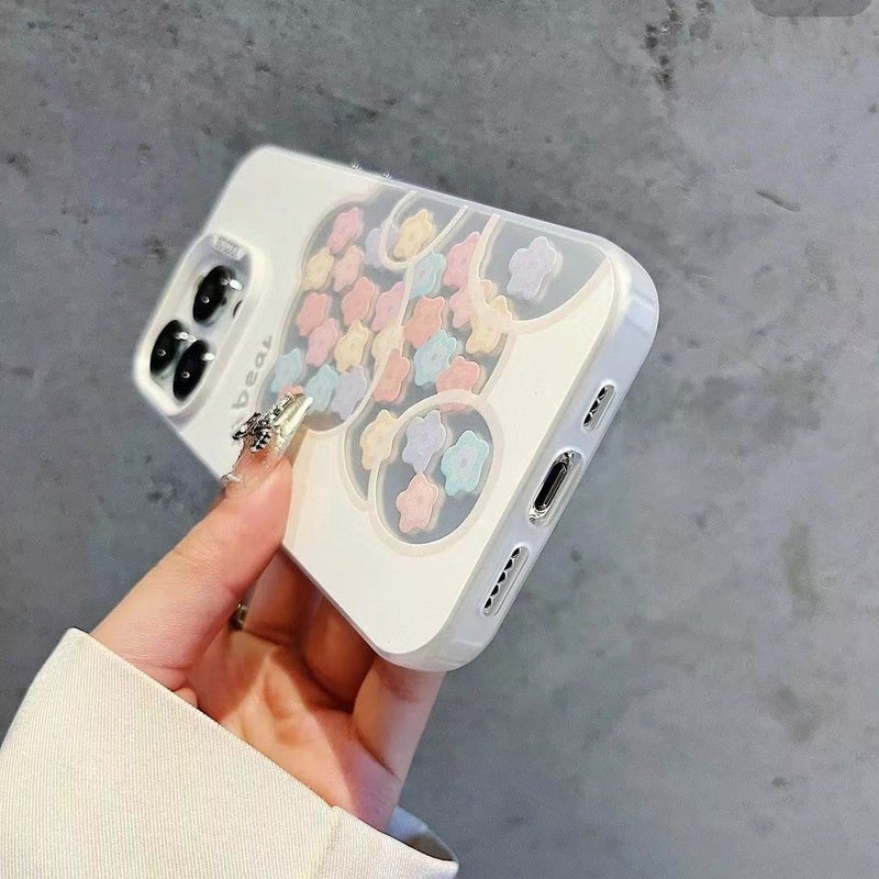 Star Bear Color Silver Laser For Apple 15Promax Advanced Iphone14/13 Creative 11/12 Trend - Image 4