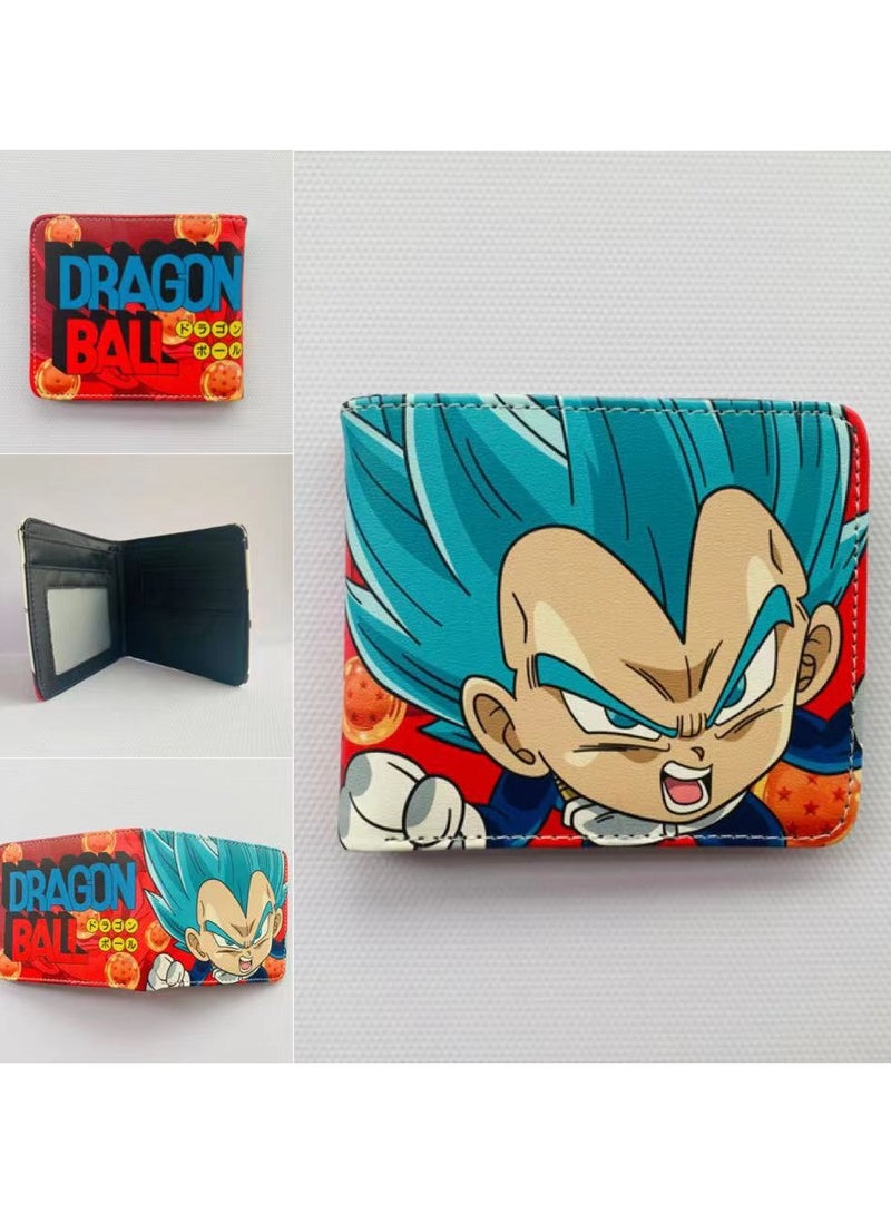 KUYING New Dragon Ball Short Personalized And Simple PU Leather Wallet 