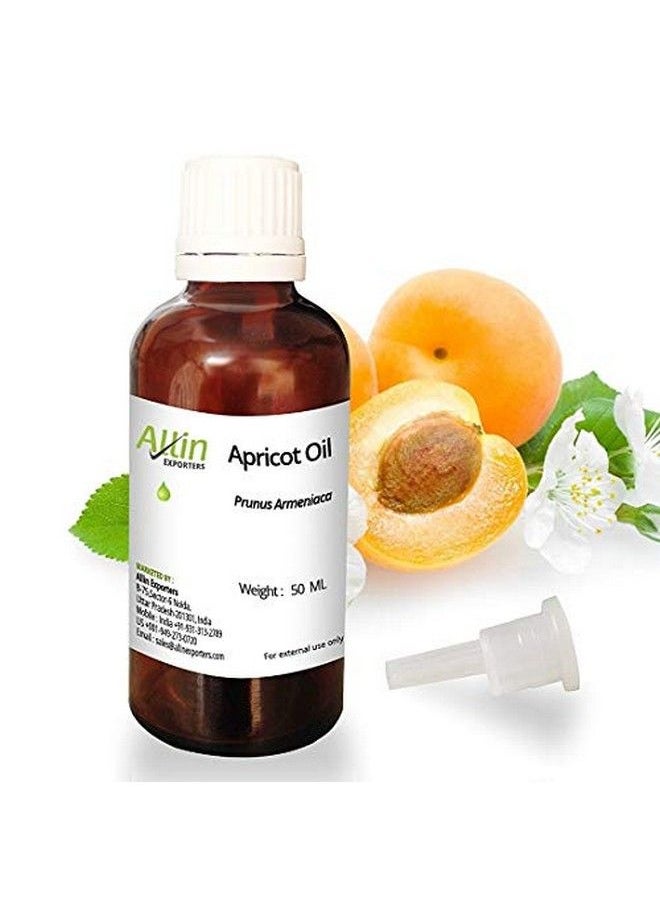 Allin Exporters Apricot Oil 100% Natural Undiluted 50 Ml  - Image 1
