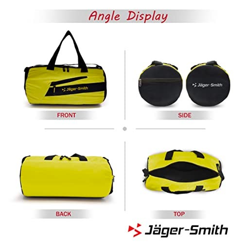 Jager_Smith Jager-Smith GB 700 Multipurpose Gym Bag with Shoe Compartment (Lime) - Image 2