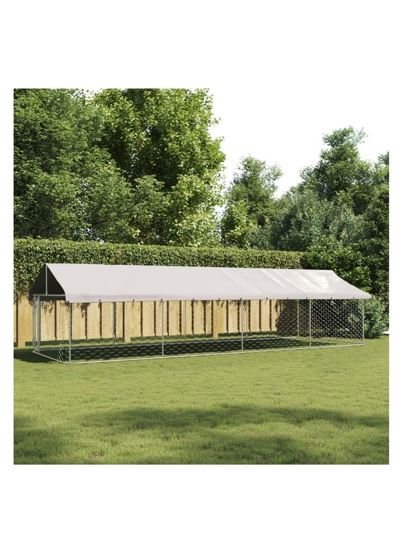 فيداكسل بيت كلاب خارجي مع سقف 600x200x150 سم  - Image 1