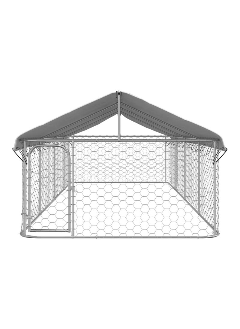 فيداكسل بيت كلاب خارجي مع سقف 600x200x150 سم  - Image 2