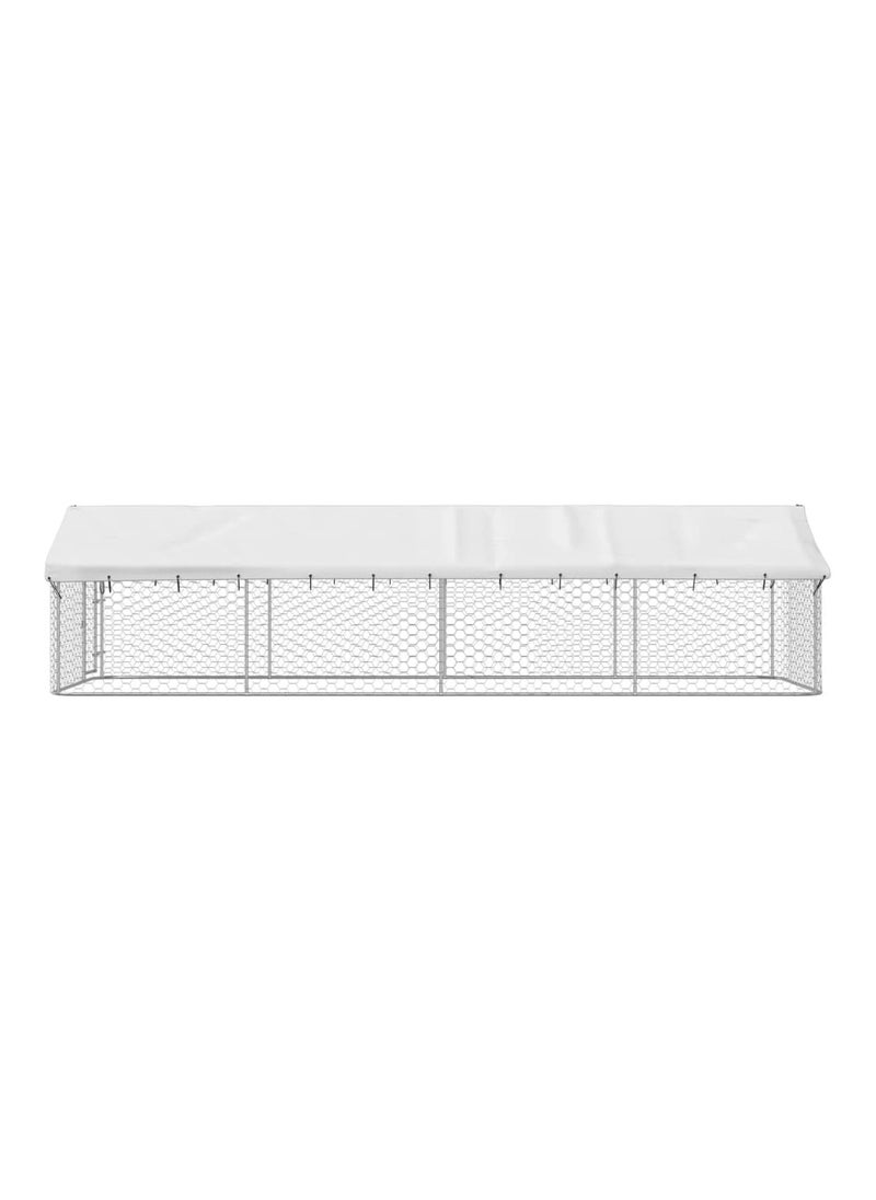 فيداكسل بيت كلاب خارجي مع سقف 600x200x150 سم  - Image 5