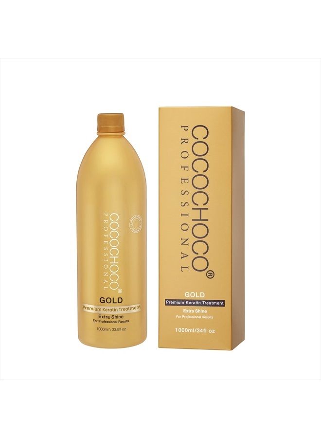 Cocochoco Professional Gold Premium Keratin Hair Treatment, 1000 ml - Image 2