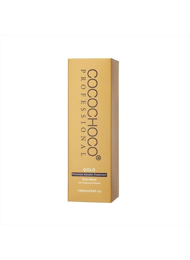 Cocochoco Professional Gold Premium Keratin Hair Treatment, 1000 ml - Image 3