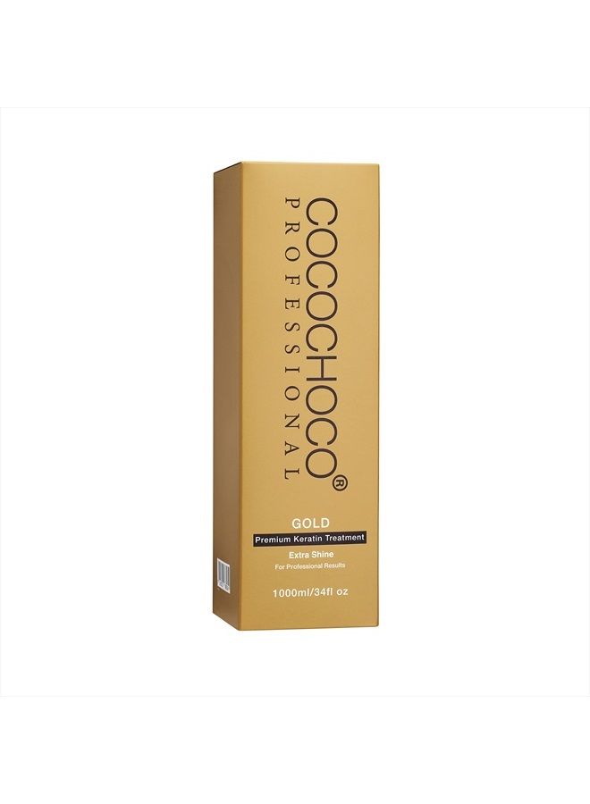 Cocochoco Professional Gold Premium Keratin Hair Treatment, 1000 ml - Image 4