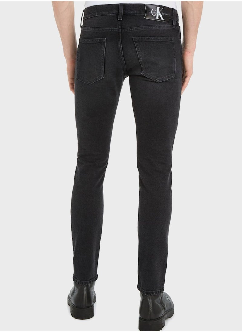 Calvin Klein Jeans - Mid Wash Slim Fit Jeans - Image 1
