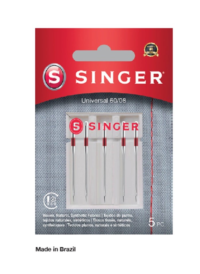 SINGER UNIVERSAL NEEDLE SIZE 60/8 (WOOVEN FABRIC) (PACK OF 5 NEEDLE) BRAZIL - pzsku/Z4757B5C6F6C8A1E6CC83Z/45/_/1716017975/1ed33ebe-d9bf-42b5-adef-ac5cfdbdad6f