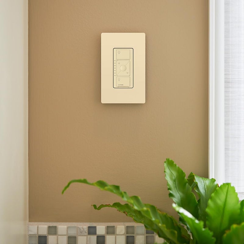 Lutron Caseta Original Smart Dimmer Switch ELV+ (Lutron Hub Required), 250W LED, Single-Pole/3-Way, Neutral Required, PD-5NE-WH, White - Image 3