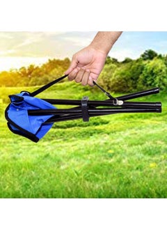 KPS KPS 4 Leg Fordable Camping Stool Fordable Stool Portable Travel Chair FourLeg Stool for Outdoor Travel Multiple Colors  - Image 2