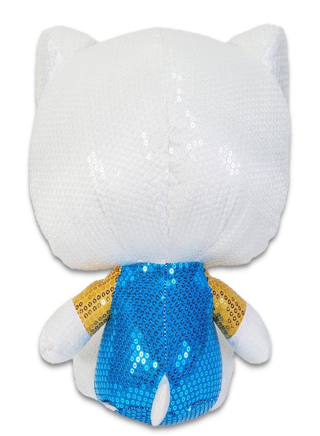 Hello Kitty Plush Toy Set - Bundle with 9.5" Hello Kitty Stuffed Doll with Sequins Plus Stickers, More | Plushie Doll for Kids, Girls - Image 4