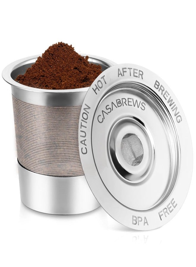 فلتر قهوة قابل لإعادة الاستخدام من نوع K Cup لماكينة Keurig 1.0، كبسولة قهوة قابلة لإعادة التعبئة من الفولاذ المقاوم للصدأ، كبسولة قهوة صديقة للبيئة قابلة لإعادة الاستخدام متوافقة مع Keurig Classic وElite وSelect وغيرها - Image 1