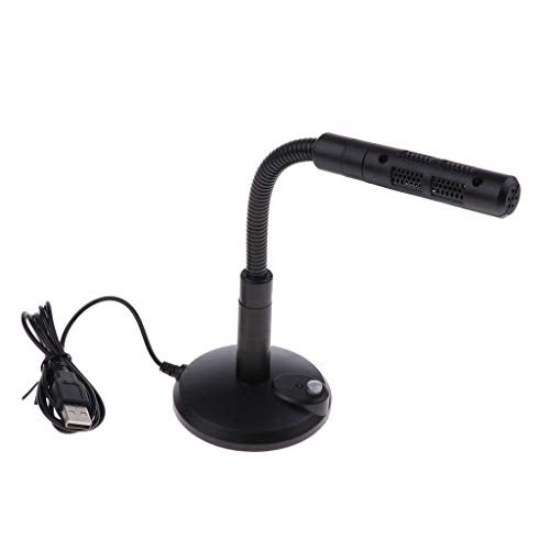 LipiWorld® USB Desktop Stand Microphone Portable Studio Speech Mic for Laptop PC Skype(Desktop Stand Mic) - Image 3