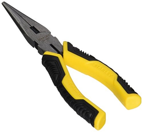 Stanley 84031W 6Inch BiMaterial Long Nose Cutting Plier