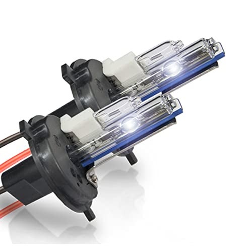 HID-Warehouse HIDWarehouse HID Xenon Replacement Bulbs H4 9003 5000K Bright White 1 Pair - Image 1