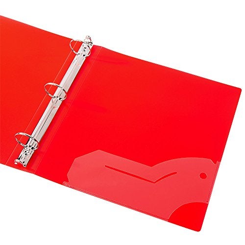 Filexec 3 Ring Binder, 1.5 Inch Capacity, Frosted, Letter Size, 6 Count (Pack of 1) Blueberry, Strawberry, Grape, Lemon, Lime, Tangerine (50160-6493) - Image 3