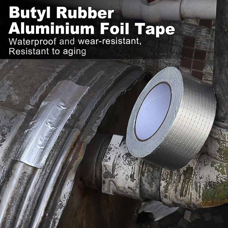 Kmils Waterproof Tape for Roof Leakage | Strong Sealant Repair Tape for Roof Cracks, Gaps & Leaks | Heavy Duty, Weatherproof, UV Resistant Adhesive Tape for Outdoor Repairs (5CM*5M) - Image 3