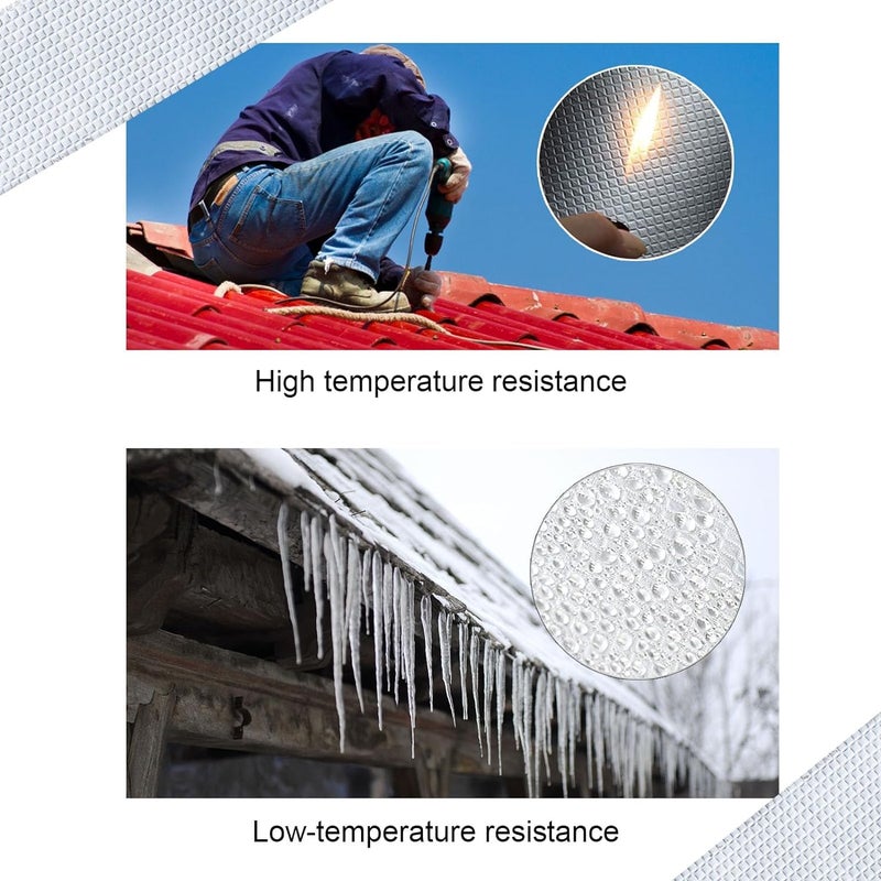 Kmils Waterproof Tape for Roof Leakage | Strong Sealant Repair Tape for Roof Cracks, Gaps & Leaks | Heavy Duty, Weatherproof, UV Resistant Adhesive Tape for Outdoor Repairs (5CM*5M) - Image 4
