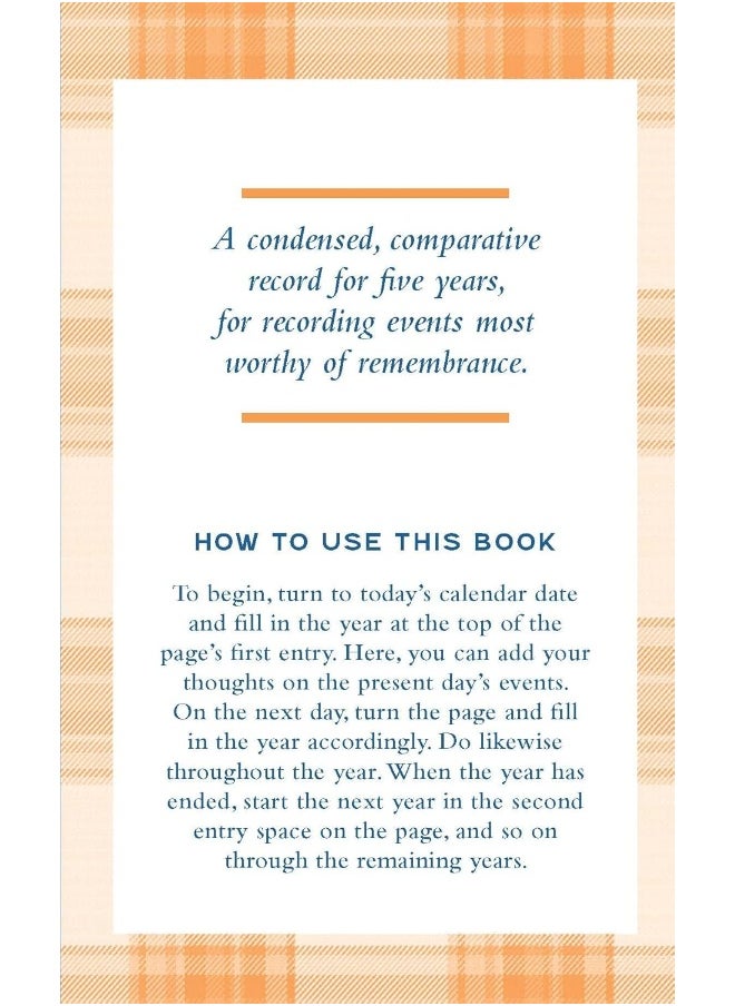 null - Pendleton One Line a Day: A Five-Year Memory Book - Image 1