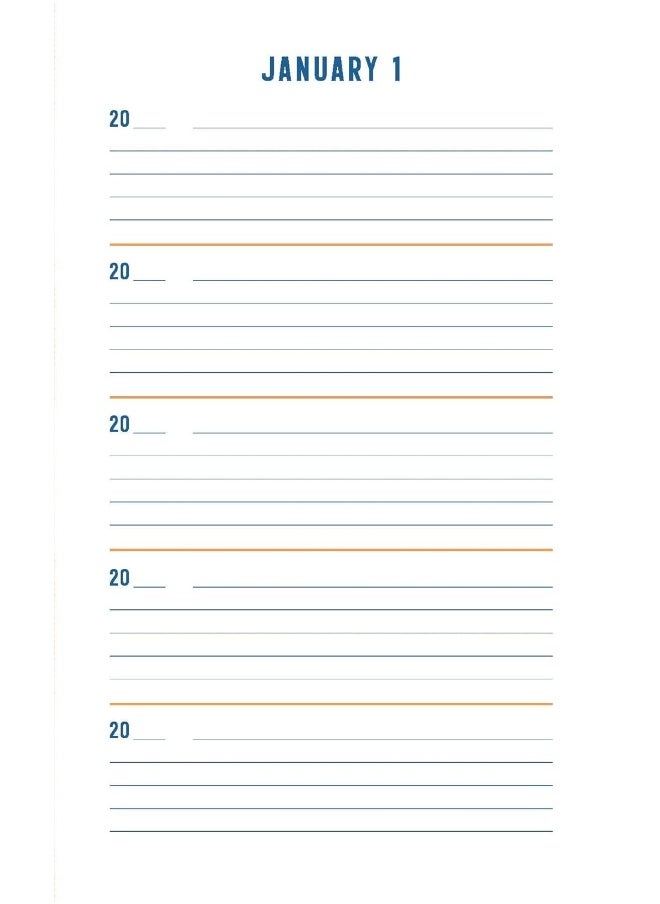 null - Pendleton One Line a Day: A Five-Year Memory Book - Image 1