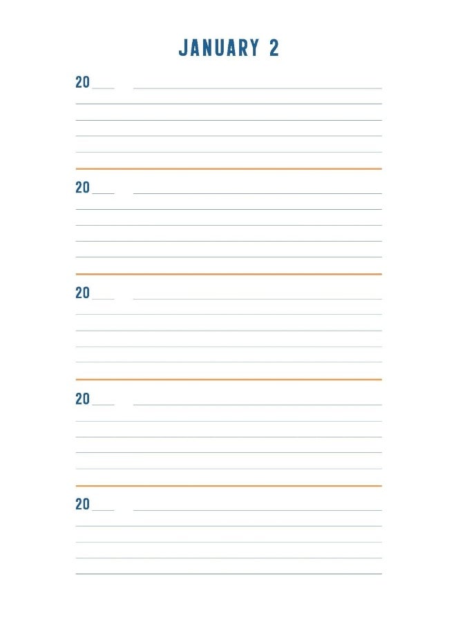 null - Pendleton One Line a Day: A Five-Year Memory Book - Image 1