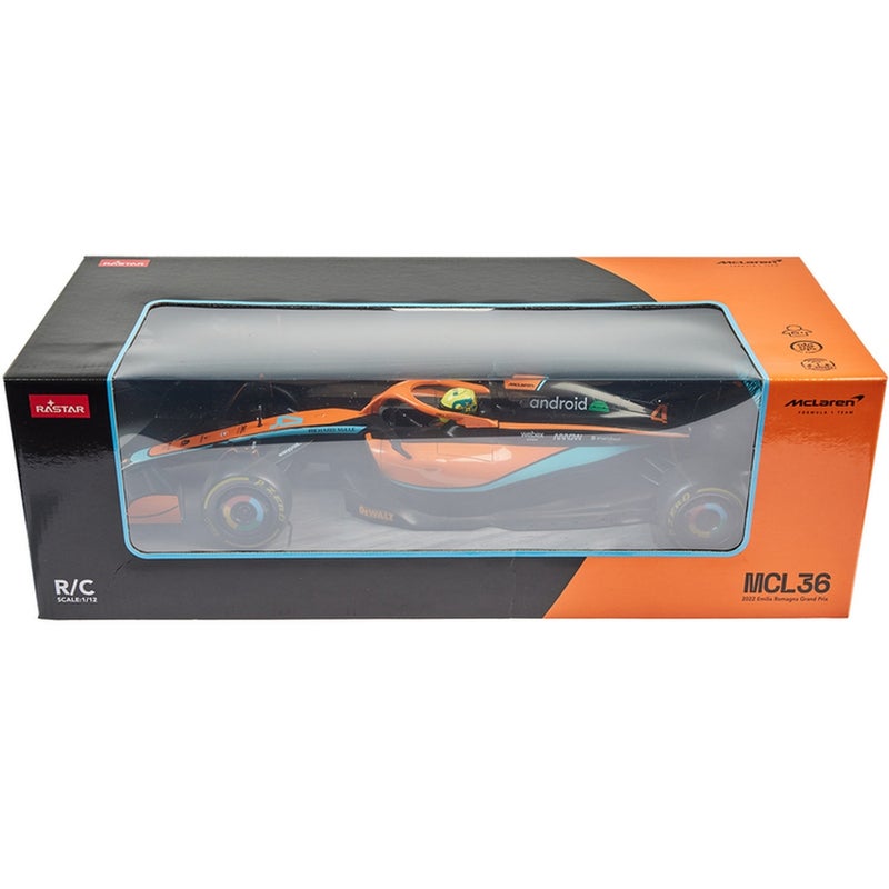 Rastar - Mclaren F1 MCL36 1/12 Diecast Model with Remote Control - Orange - 99860 - Image 2