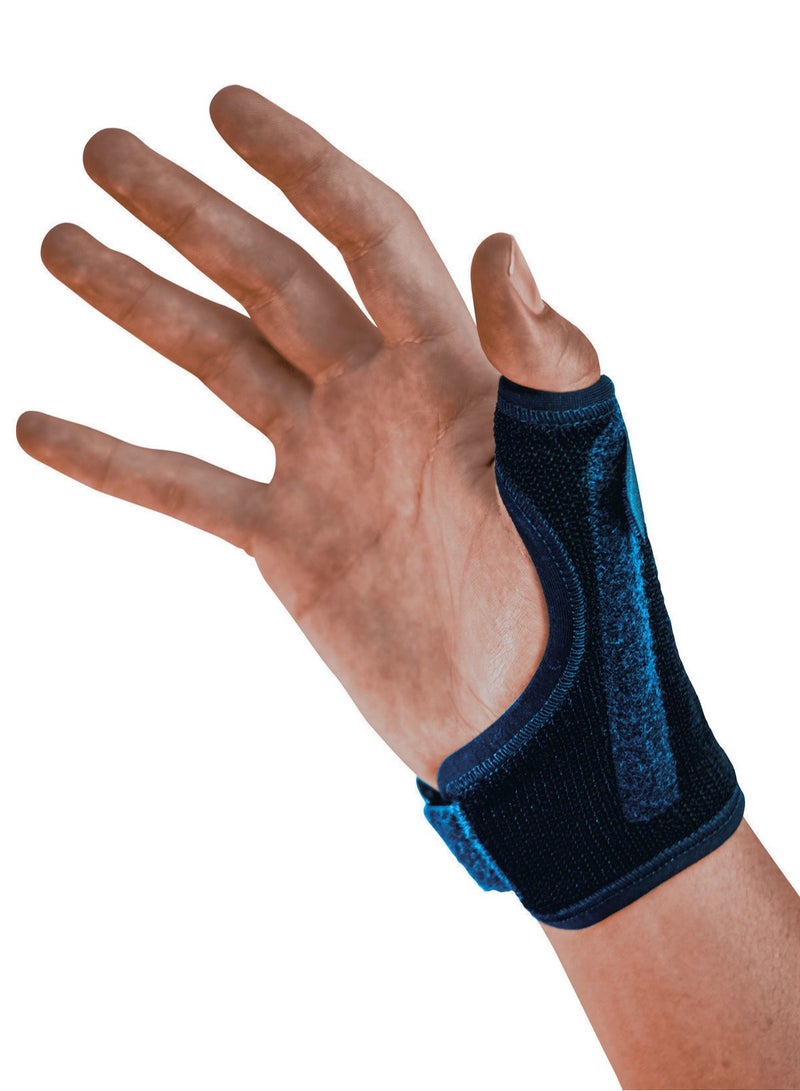 PAVIS Orthopedic SIMPLE THUMB IMMOBILIZER (Right hand)/Thumb Splint with Wrist Support Brace, Thumb Brace for Carpal Tunnel Tendonitis Pain Relief Sprains Arthritis Tendonitis, Thumb Splint Fits Left and Right Hands /  Italy Brand/Best Bacteriostatic material suitable after surgery/ 100% cotton - Image 2